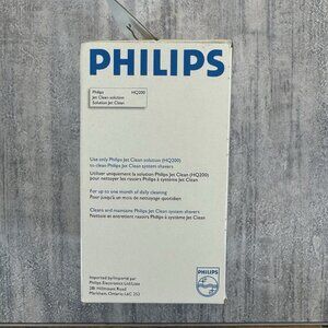 Philips Jet Clean Solution NEW (10 fl oz/300ml) HQ200 Razor Lubricant NOS New